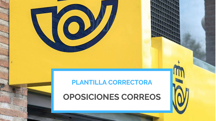 Plantilla correctora - Oposiciones correos