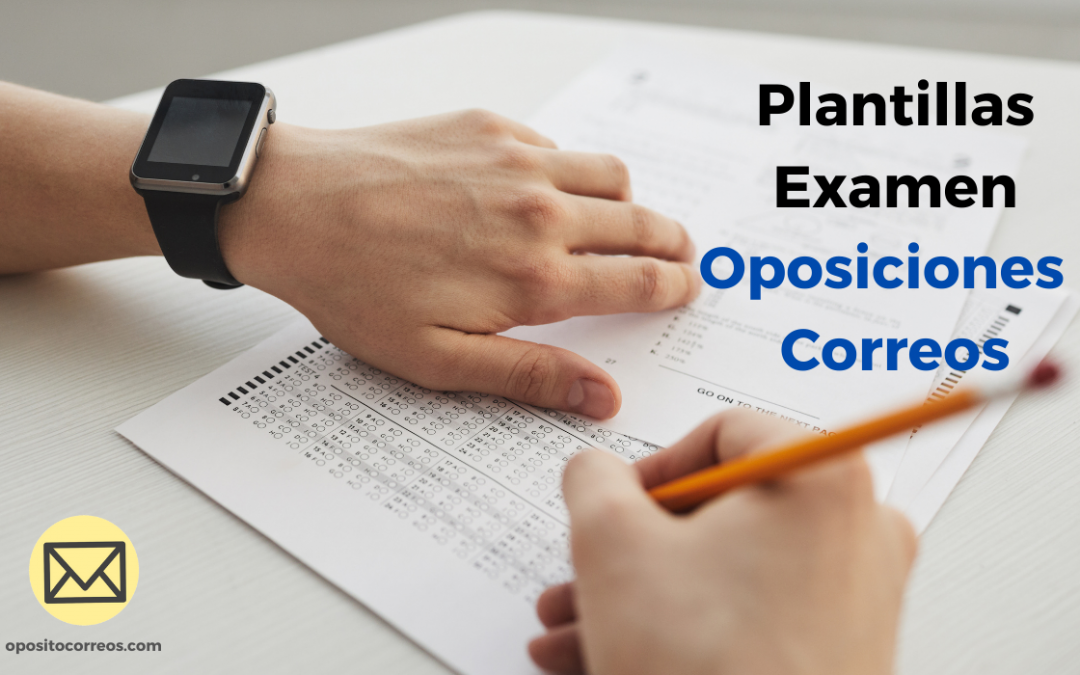 plantillas examen oposición Correos 2021